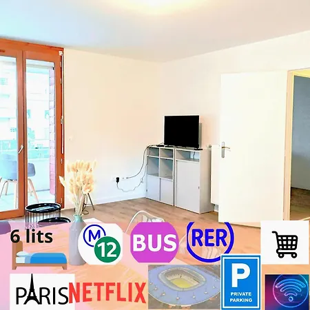 Apartment 3 Pieces, Paris-stade,parking Saint-Denis (Seine-Saint-Denis)